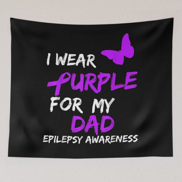 Item preview, Epilepsy I Wear Purple For My Dad Ribbon designed and sold by lolahomya.