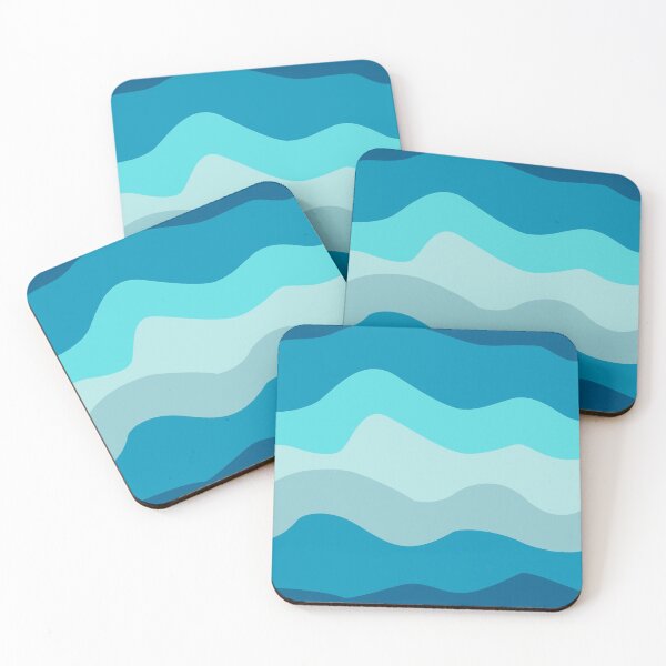Item preview, Blue ocean wave pattern designed and sold by Aleksey888.