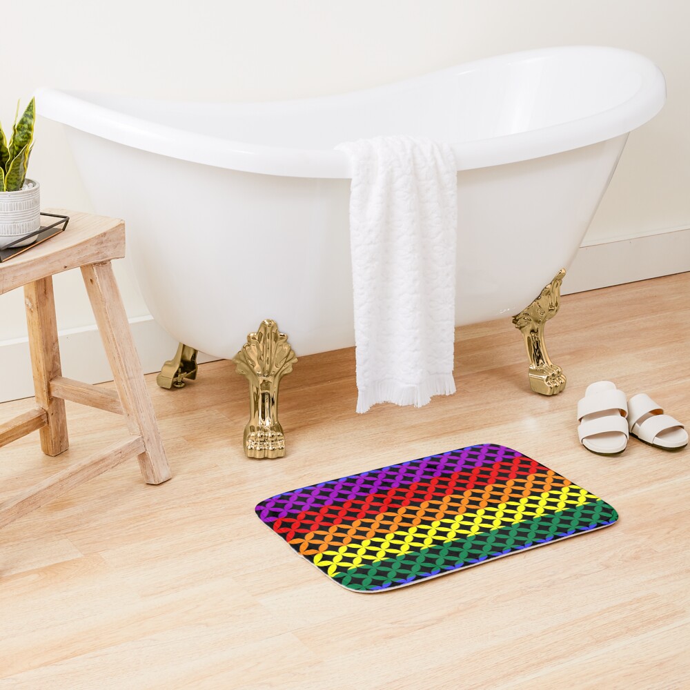 Item preview, Bath Mat designed and sold by rainbowarray.
