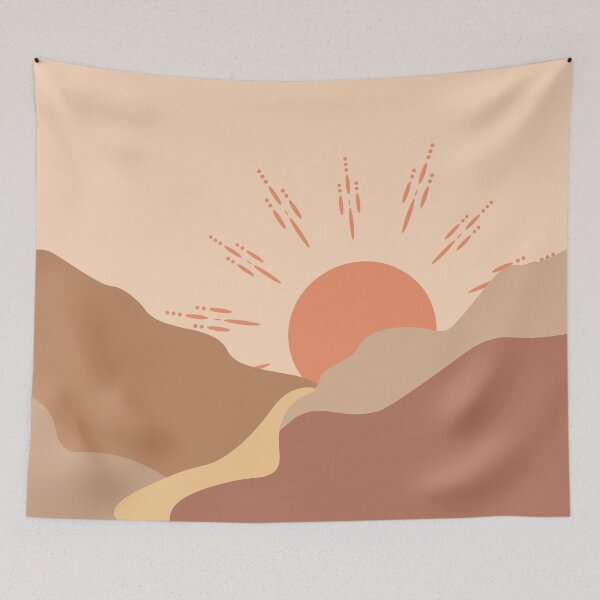 Item preview, Minimal Landscape Sunset designed and sold by ind3finite.