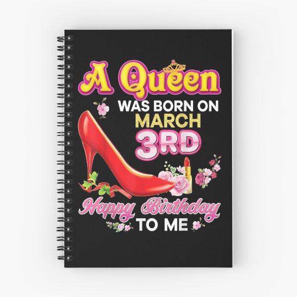 Item preview, A Queen Was Born On March 3 3rd Happy Birthday To Me Pink designed and sold by lolahomya.