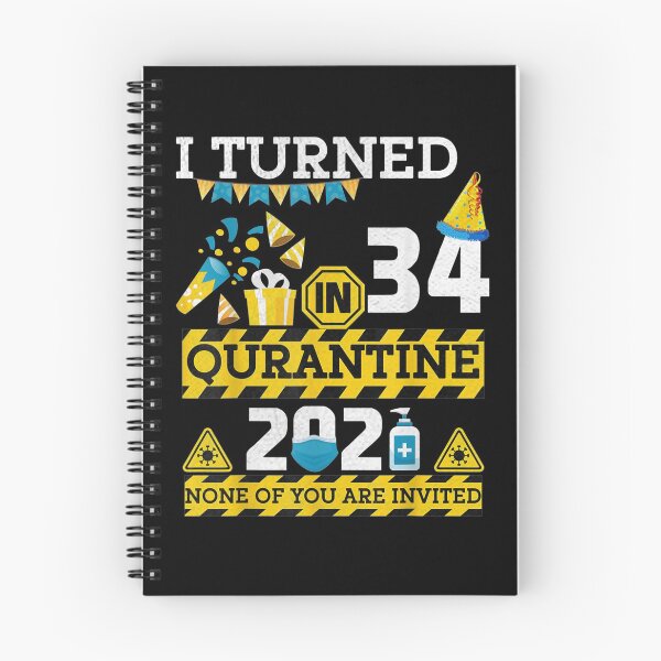 Item preview, 34 Years Old Birthday Boy I Turned 34 In Quarantine 2021 designed and sold by ninapfvu.