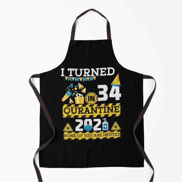 Item preview, 34 Years Old Birthday Boy I Turned 34 In Quarantine 2021 designed and sold by ninapfvu.