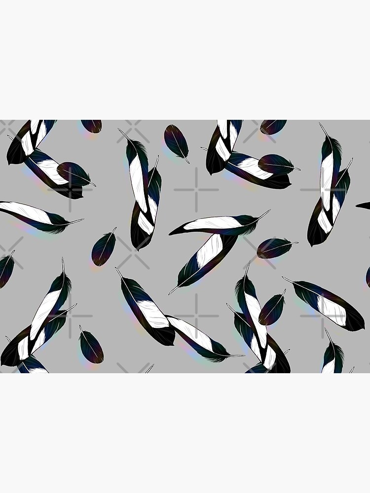 Magpie Feathers - Color by aimeecozza