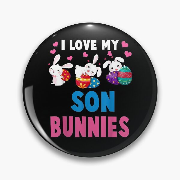 Item preview, I Love My Son Bunnies Happy Easter Matching Family Gifts designed and sold by ninapfvu.