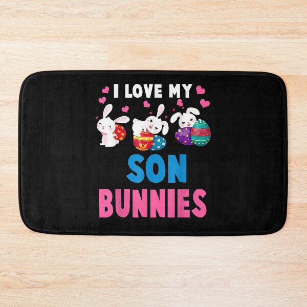 Item preview, I Love My Son Bunnies Happy Easter Matching Family Gifts designed and sold by ninapfvu.