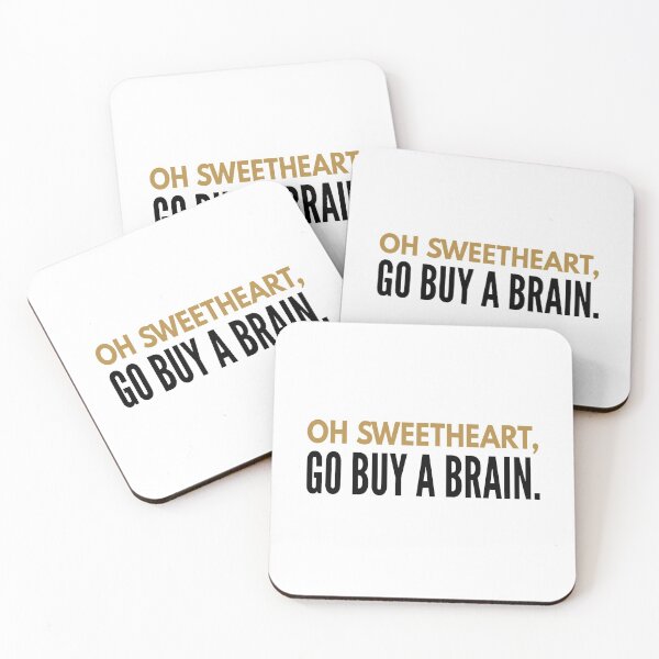 Item preview, Funny cute sarcastic design. Oh sweetheart, go buy a brain. Sarcasm.  designed and sold by efenem.