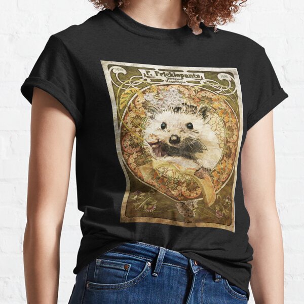 Art Nouveau Hedgehog Classic T-Shirt