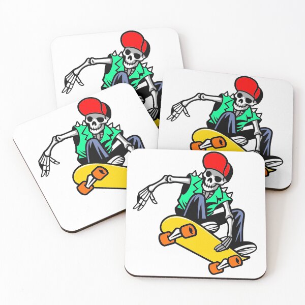 Item preview, skull punk ride skateboard designed and sold by romio006.