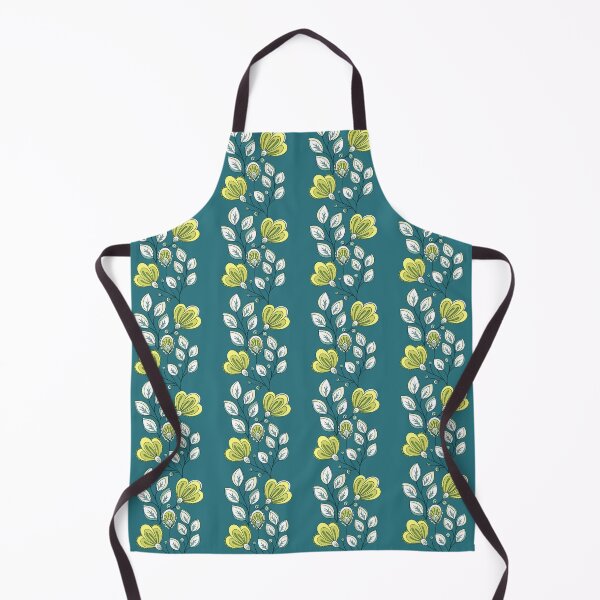 Item preview, Colored Striped Pattern with Vintage Floral Motifs designed and sold by lissantee.