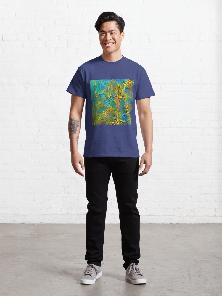 Alternate view of DeepStyle abstraction, web Classic T-Shirt