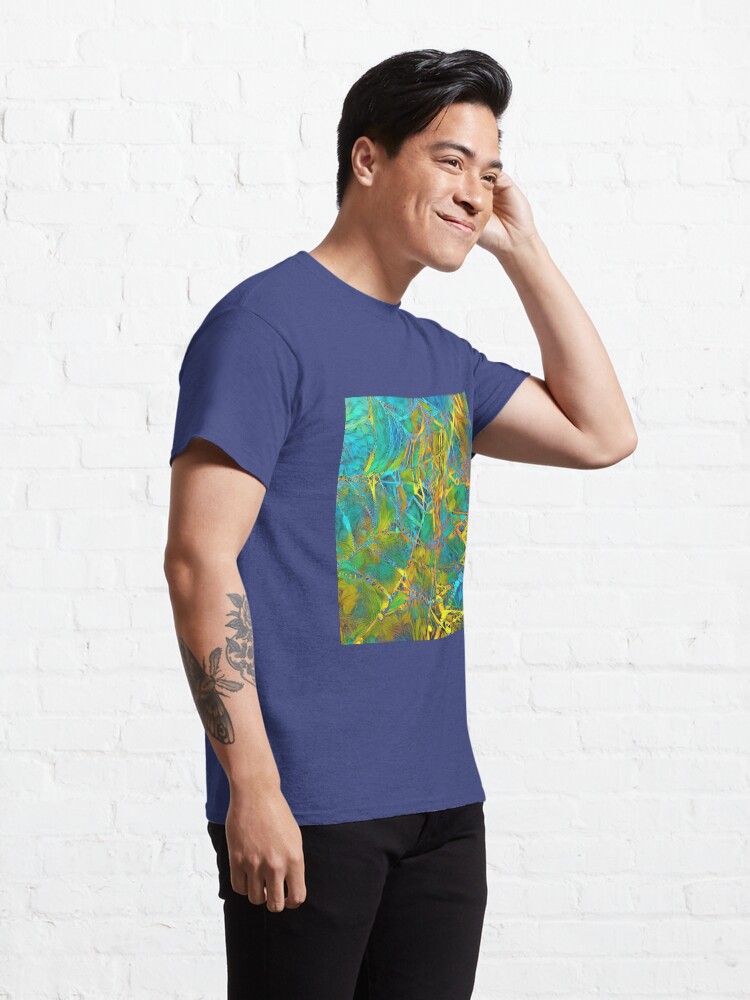Alternate view of DeepStyle abstraction, web Classic T-Shirt