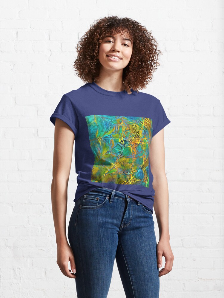 Alternate view of DeepStyle abstraction, web Classic T-Shirt
