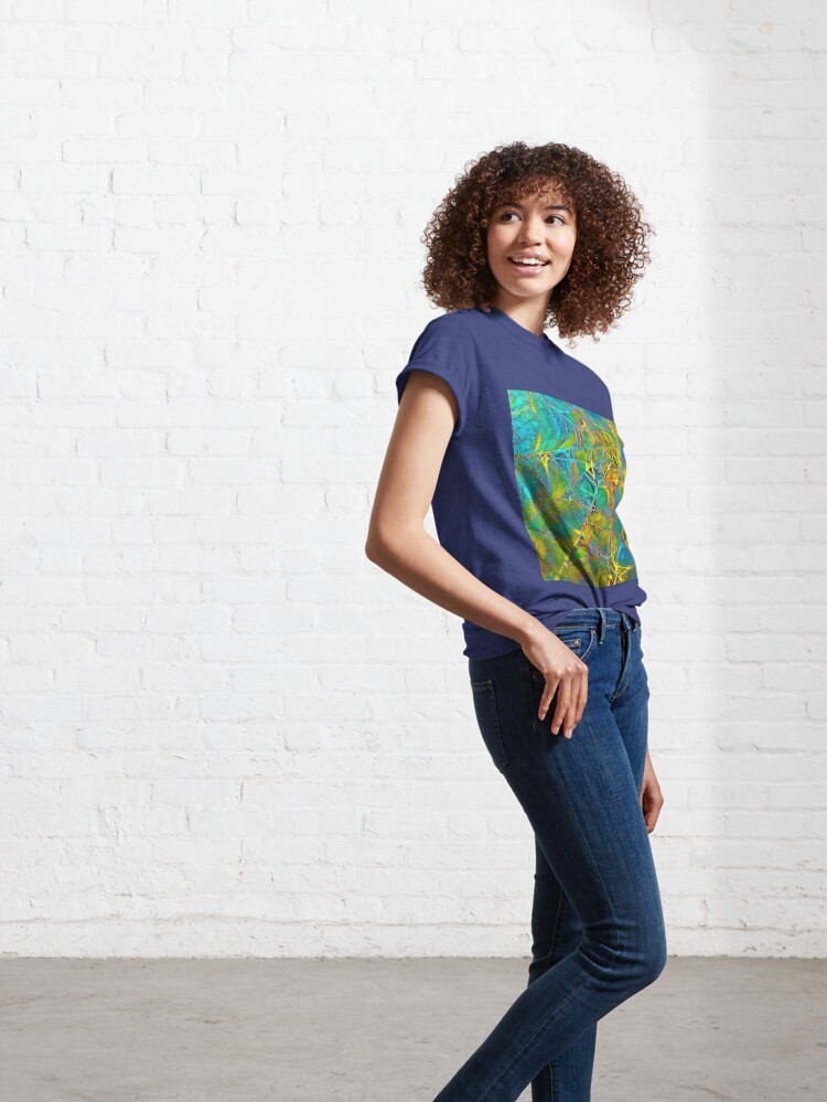Alternate view of DeepStyle abstraction, web Classic T-Shirt