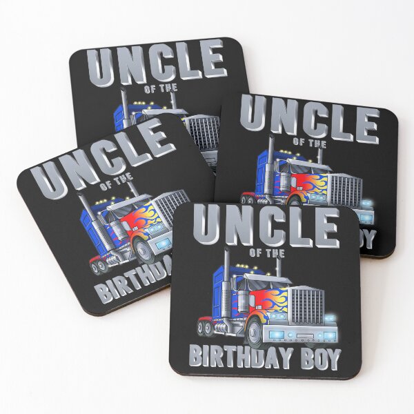 Item preview, Uncle Of The Big Rig Trucker Birthday Boy Matching Bday designed and sold by lolahomya.