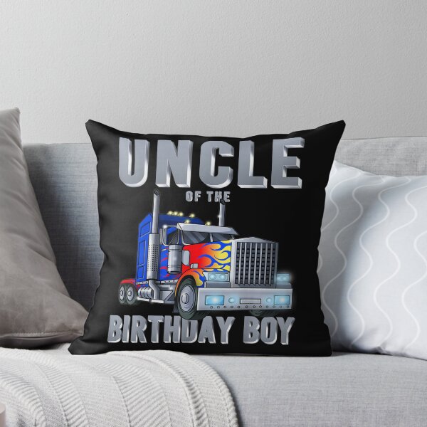 Item preview, Uncle Of The Big Rig Trucker Birthday Boy Matching Bday designed and sold by lolahomya.