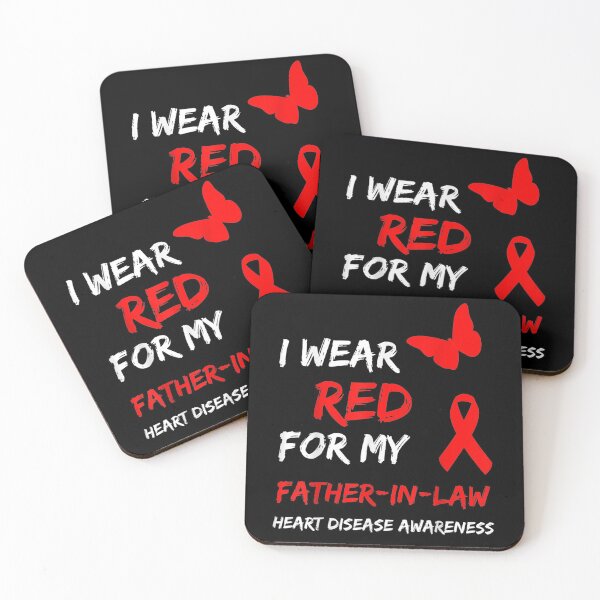 Item preview, Heart Disease I Wear Red For My Father In Law Ribbon designed and sold by lolahomya.
