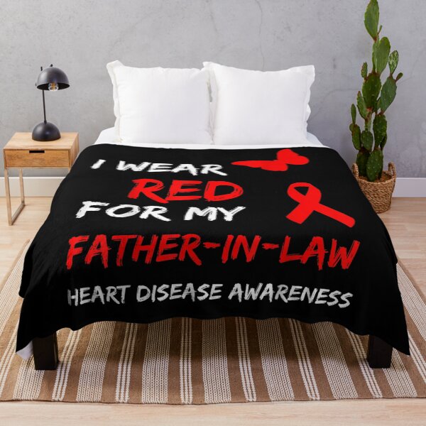 Item preview, Heart Disease I Wear Red For My Father In Law Ribbon designed and sold by lolahomya.