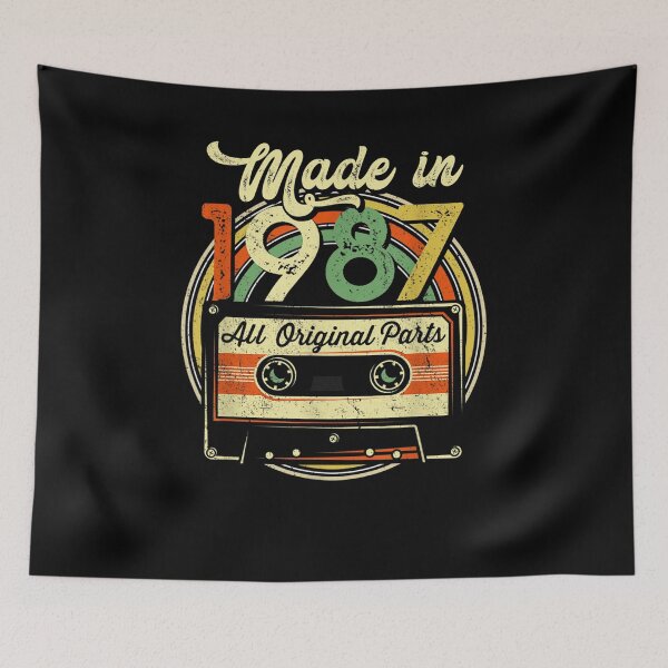 Item preview, Made In 1987 34th Birthday Gifts Cassette Tape Vintage designed and sold by ninapfvu.