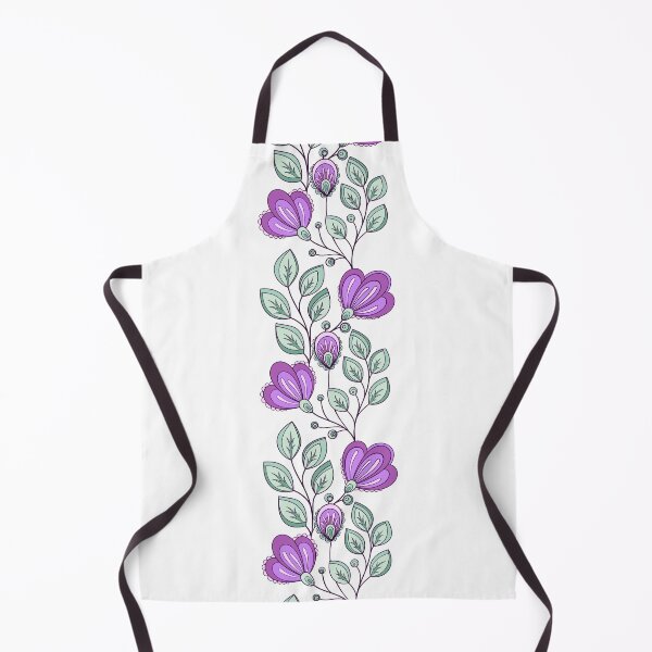 Item preview, Light Spring Striped Pattern with Vintage Floral Motifs designed and sold by lissantee.