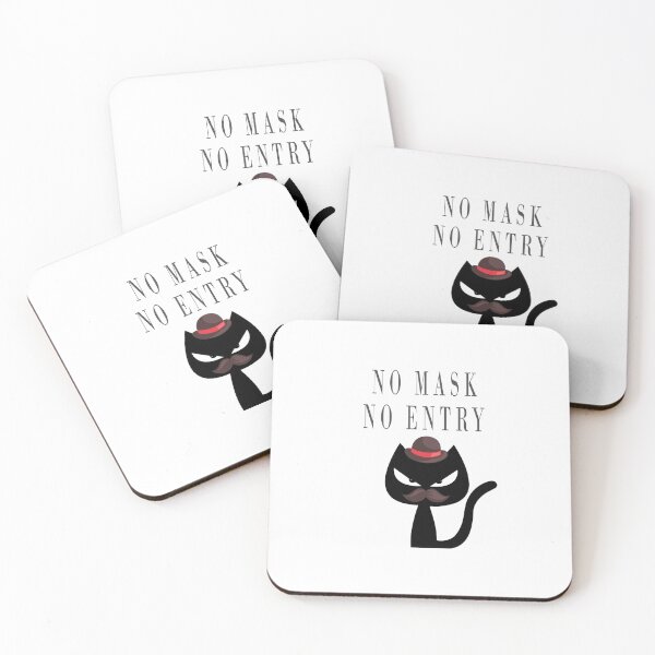 Item preview, NO MASK NO ENTRY designed and sold by Williams Anderson.