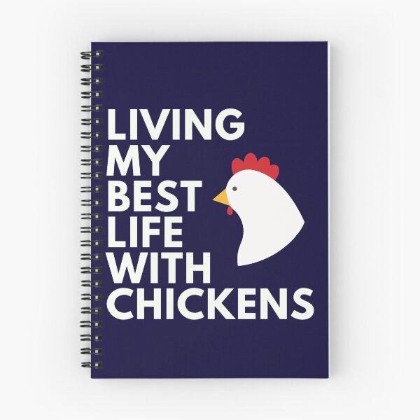 Item preview, Living My Best Life With Chickens designed and sold by Cluckin' Mad.