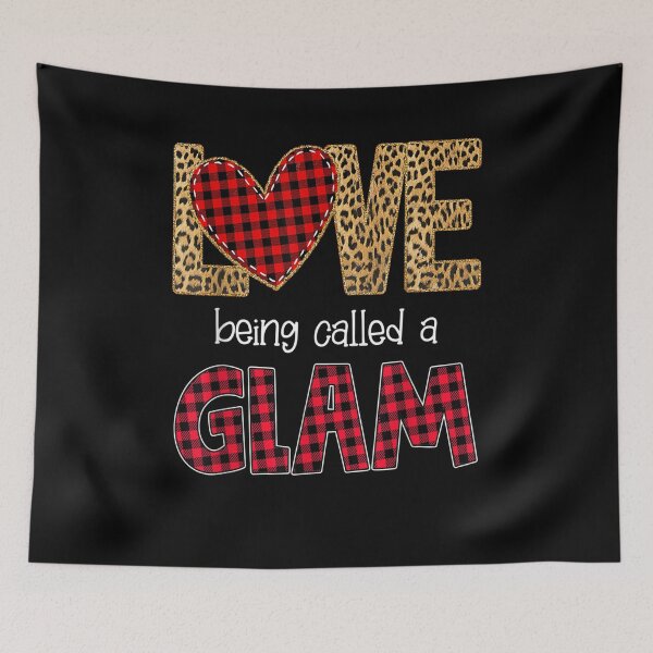 Item preview, Love Being Called Glam Red Plaid designed and sold by ninapfvu.