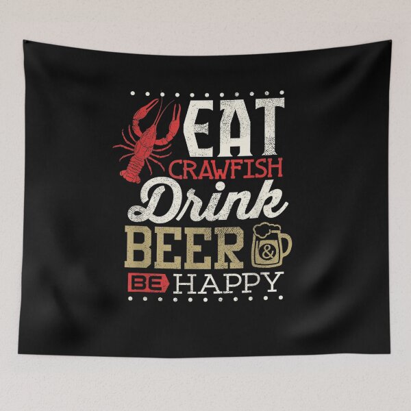 Item preview, Funny Crawfish Boil Drink Beer Be Happy Cajun Gifts designed and sold by ninapfvu.
