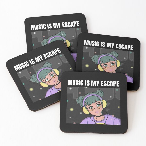 Item preview, Music Is My Escape Record Collector Musiclover Musiclovers Musican designed and sold by KLINESTORE.
