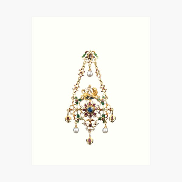 Item preview, Ruby Gold Lion Pendant | Vintage Accessories designed and sold by KnightandMoon.