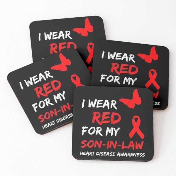 Item preview, Heart Disease I Wear Red For My Son In Law Ribbon designed and sold by ninapfvu.