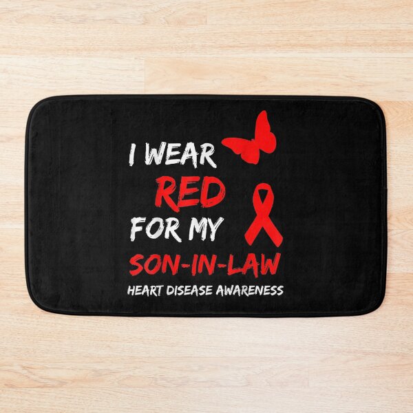 Item preview, Heart Disease I Wear Red For My Son In Law Ribbon designed and sold by ninapfvu.