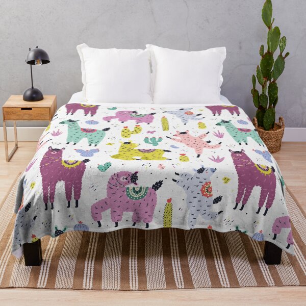 Item preview, Cute llamas, alpacas and cactuses designed and sold by della95.