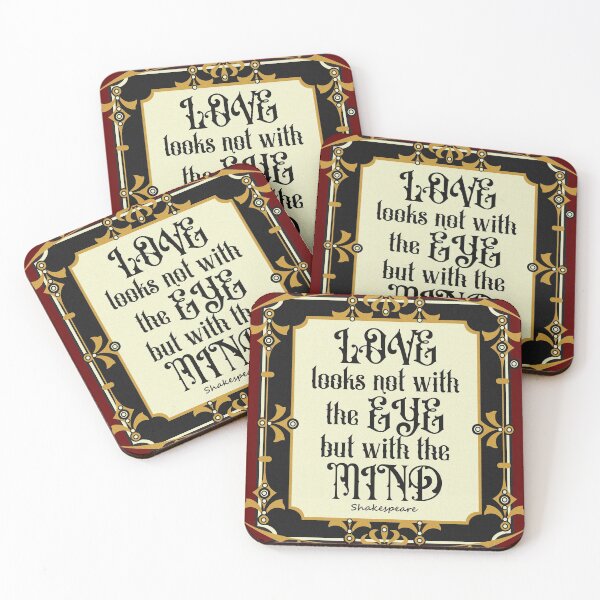 Item preview, love looks not with the eyes but with the mind designed and sold by sandpiperstudio.