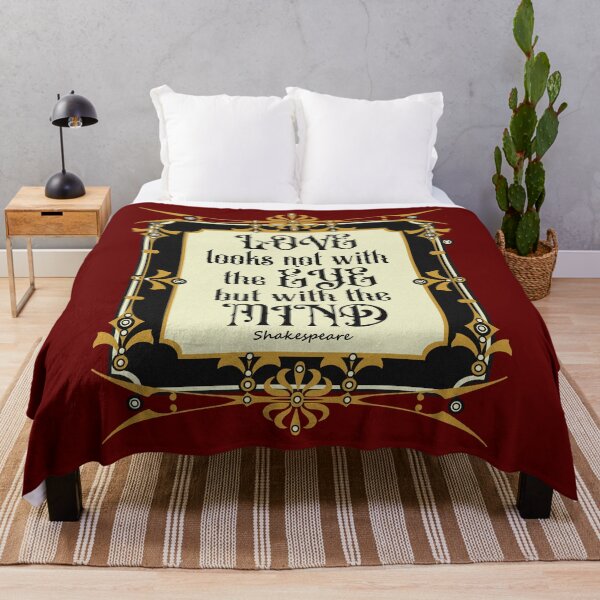 Item preview, love looks not with the eyes but with the mind designed and sold by sandpiperstudio.