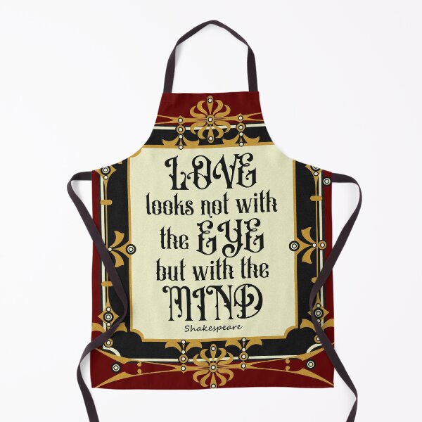 Item preview, love looks not with the eyes but with the mind designed and sold by sandpiperstudio.