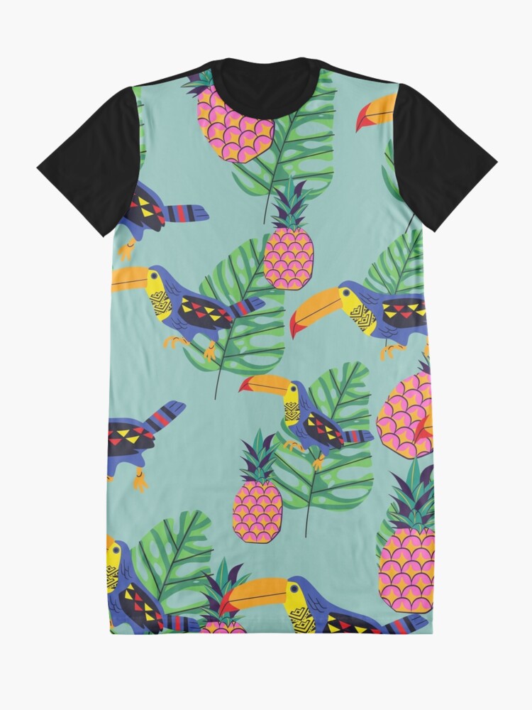 Alternate view of Toucan Vibes Graphic T-Shirt Dress