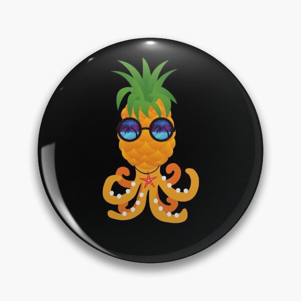 Item preview, Funny Pineapple Head Octopus - Cute Pineapple Sunglass designed and sold by Mesti.