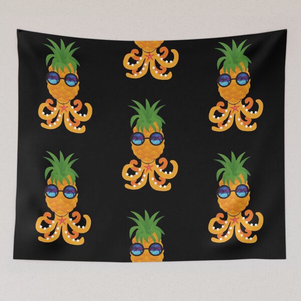 Item preview, Funny Pineapple Head Octopus - Cute Pineapple Sunglass designed and sold by Mesti.