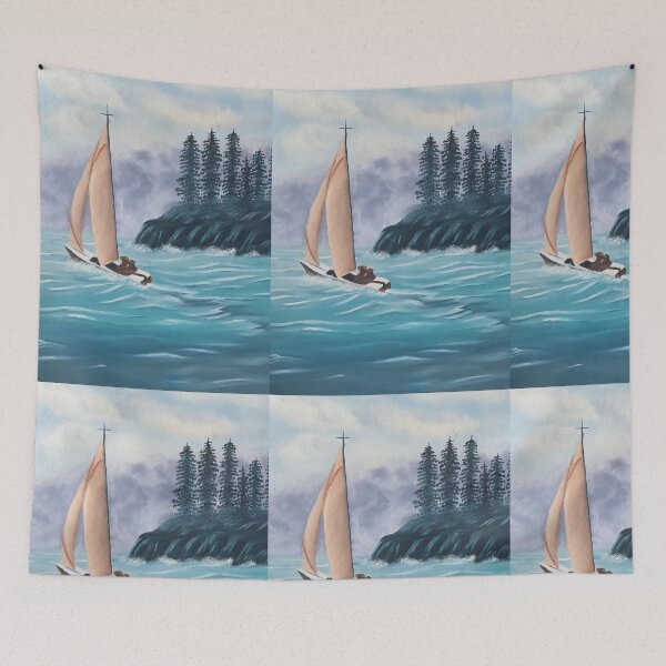 Item preview, Sailing Rough Waters designed and sold by JennBBDesigns.