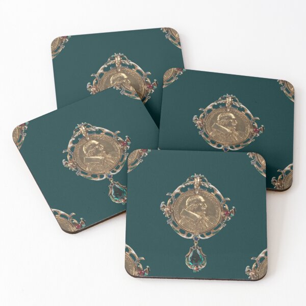 Item preview, Male Portrait and Emerald | Vintage Accessories designed and sold by KnightandMoon.