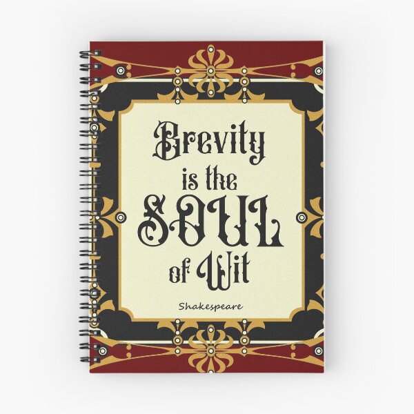 Item preview, brevity is the soul of wit designed and sold by sandpiperstudio.