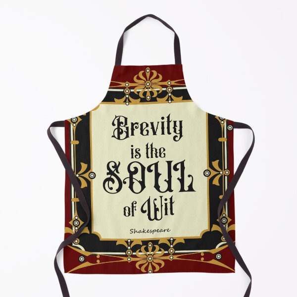 Item preview, brevity is the soul of wit designed and sold by sandpiperstudio.