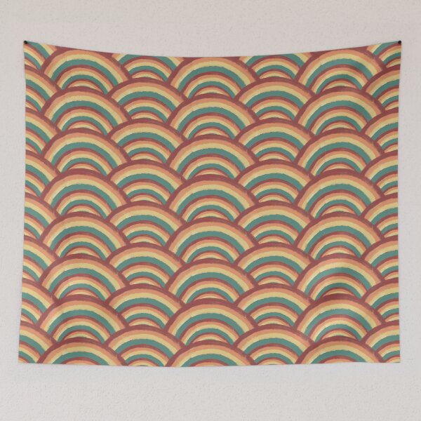 Item preview, Retro Rainbow designed and sold by tuesdaytextiles.