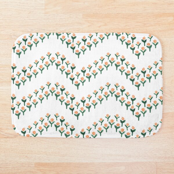 Item preview, Little Chevron Flowers designed and sold by tuesdaytextiles.