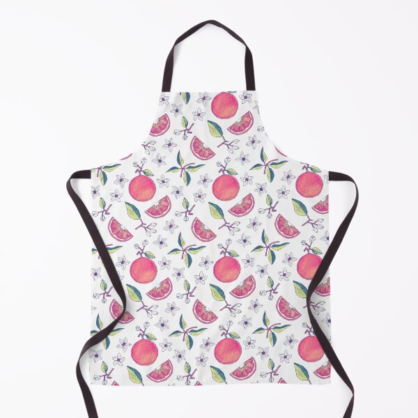 Item preview, Orange Blossom in White designed and sold by tuesdaytextiles.