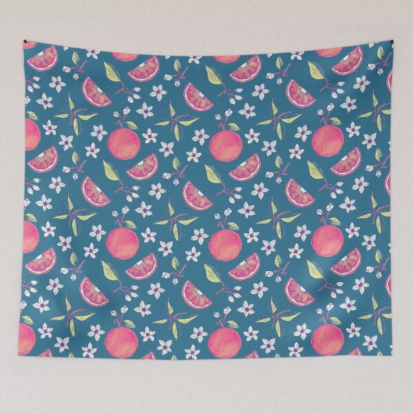 Item preview, Orange Blossom Design designed and sold by tuesdaytextiles.
