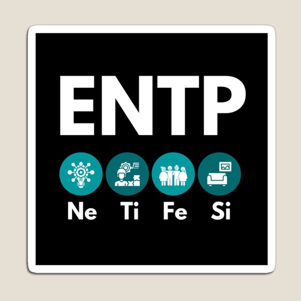 Item preview, ENTP Cognitive Functions (MBTI Merch) designed and sold by lamweixing.