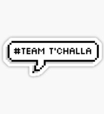 #TEAM T'CHALLA - PINK Sticker