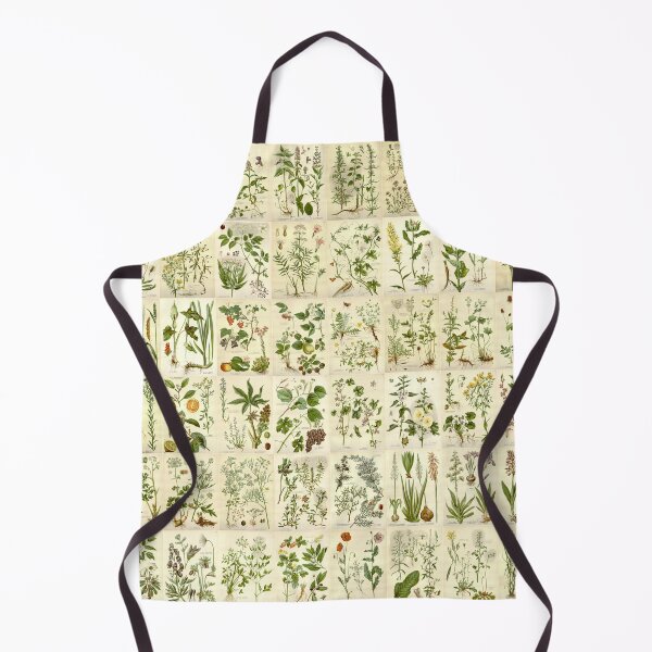 Item preview, Old historic botanical drawings of herbs (landscape) designed and sold by Michael Dietrich.